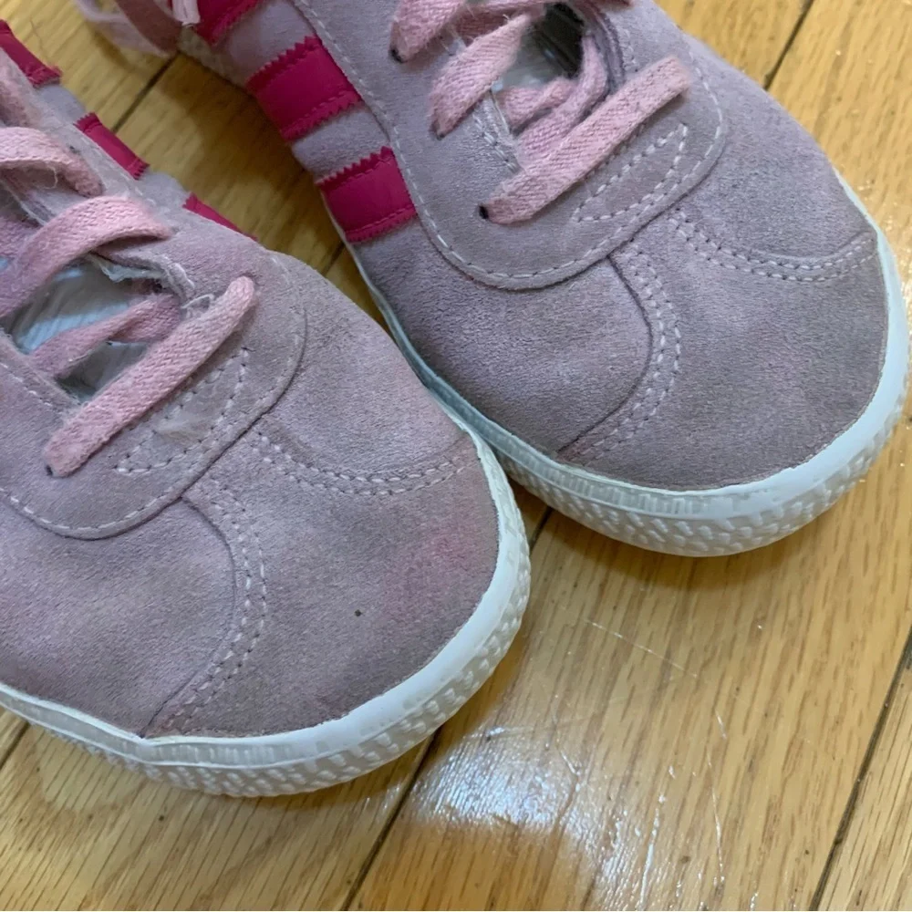 adidas Pink and White Sneakers - Picture 2 of 4